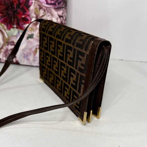 FENDI RARE Vintage Zucca Crossbody bag - Picture 5 of 11
